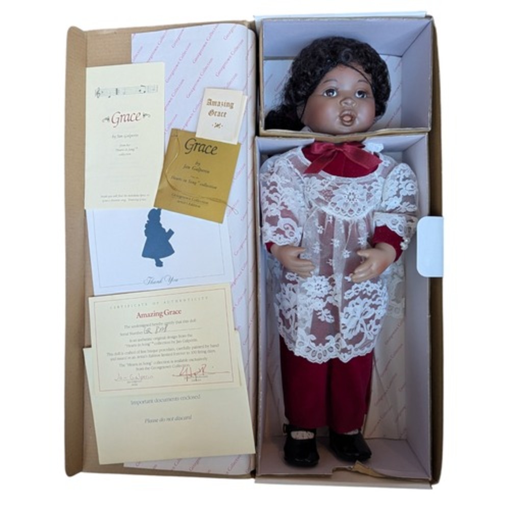 1992 Georgetown Collection Artist's Edition Grace Doll By Jan Galperin 17"